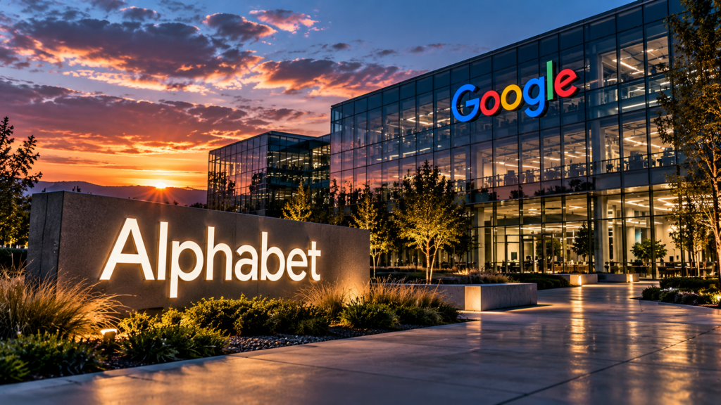 Alphabet Shares Slide