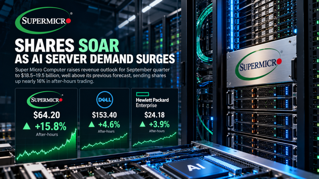 Super Micro Shares Soar