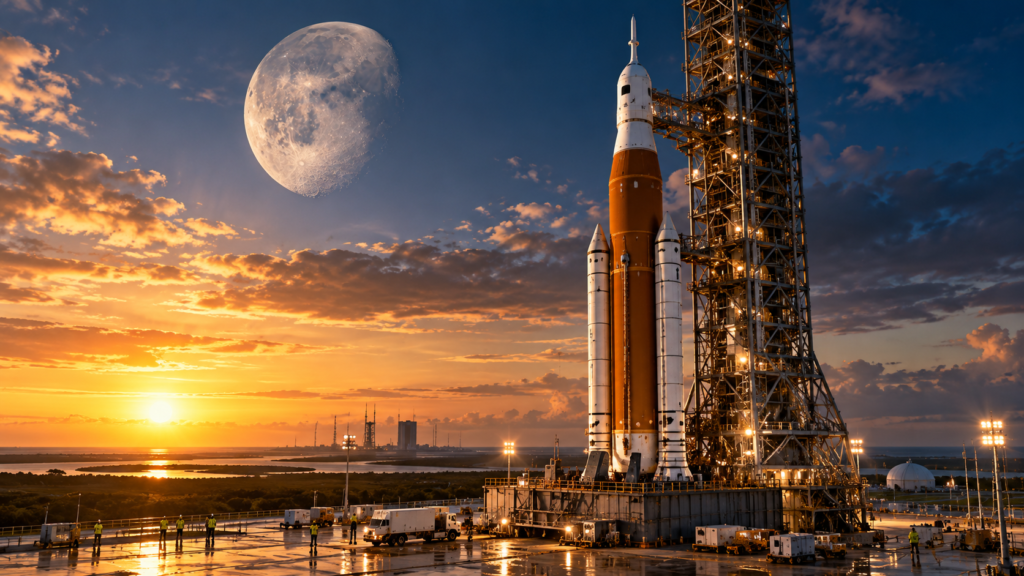 NASA Maintains Moon Timeline