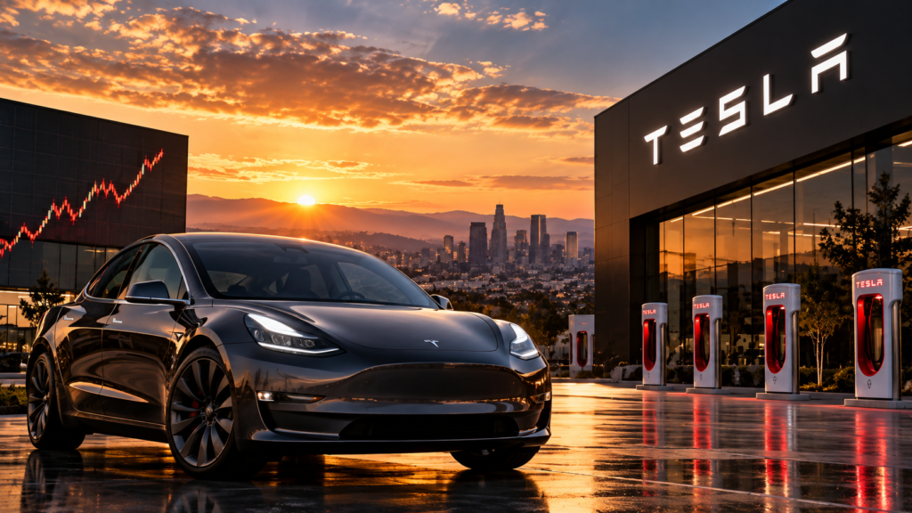 Tesla Shares Jump on Upgrade